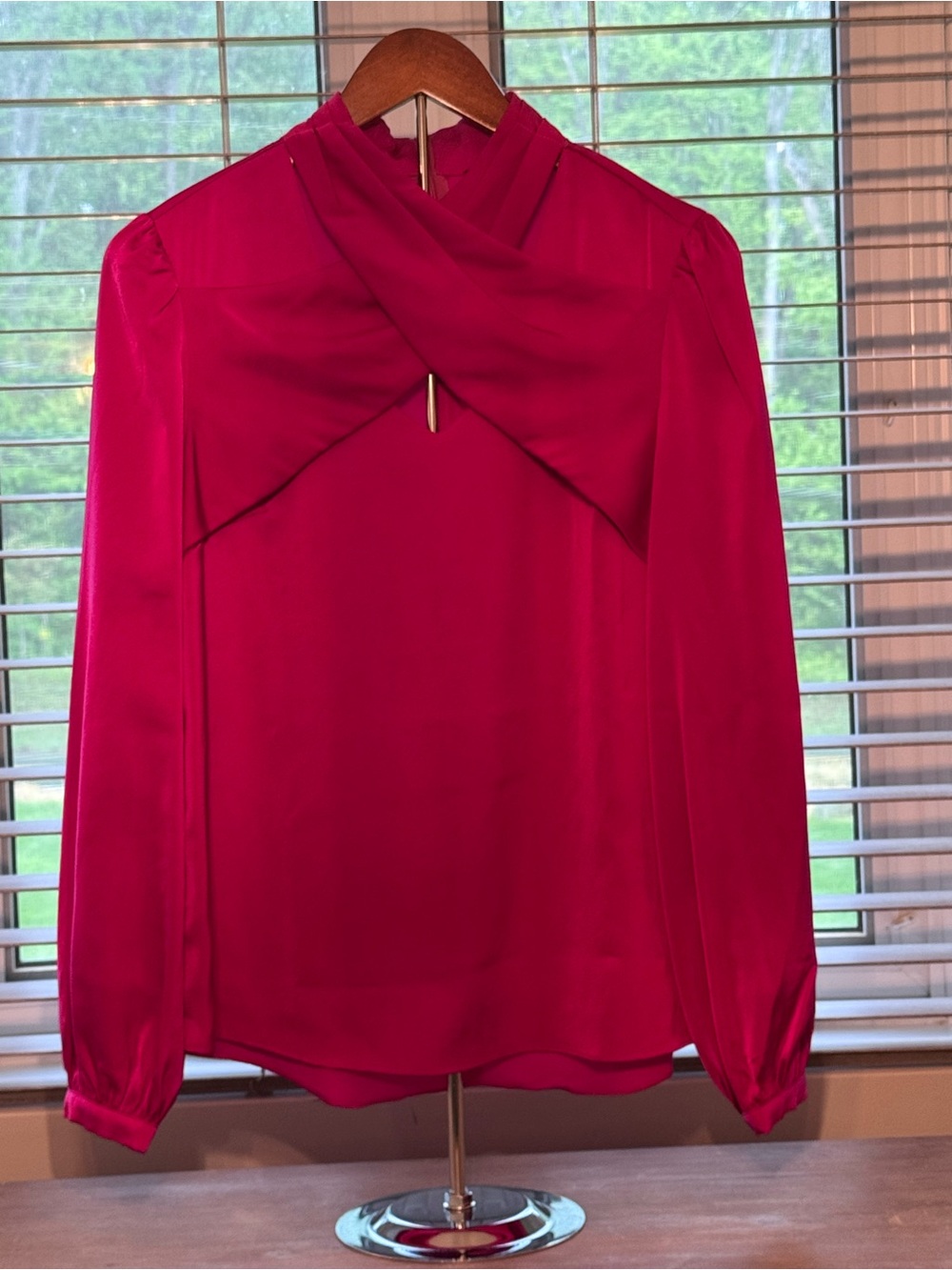 Elegant Fuchsia Blouse